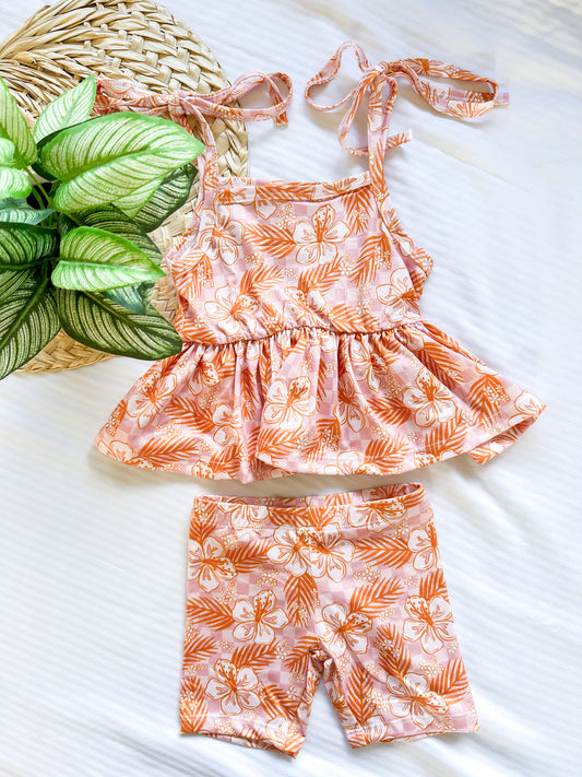 Retro Hibiscus Little Sweetie Set